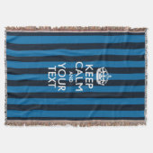 Aangepaste Keep Calm en Jouw tekst voor Cool Cft Deken (Voorkant)