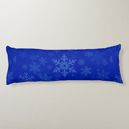 Aangepaste KEEP CALM EN Jouw tekst voor sneeuw Lichaamskussen (Achterkant)