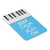 Aangepaste KEEP CALM en PLAY ON-Keyboard piano Magneet (Rechterzijde)