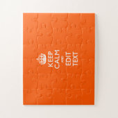 Aangepaste KEEP CALM en tekst bewerken voor Cool C Legpuzzel (Verticaal)