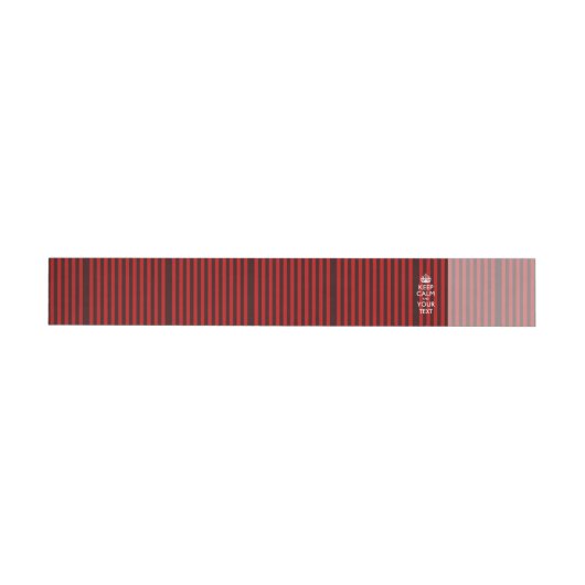 Aangepaste KEEP CALM en uw Creative Text Red (Individueel)