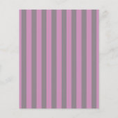 Aangepaste KEEP CALM Jouw tekst Fuchsia Stripes Flyer (Achterkant)