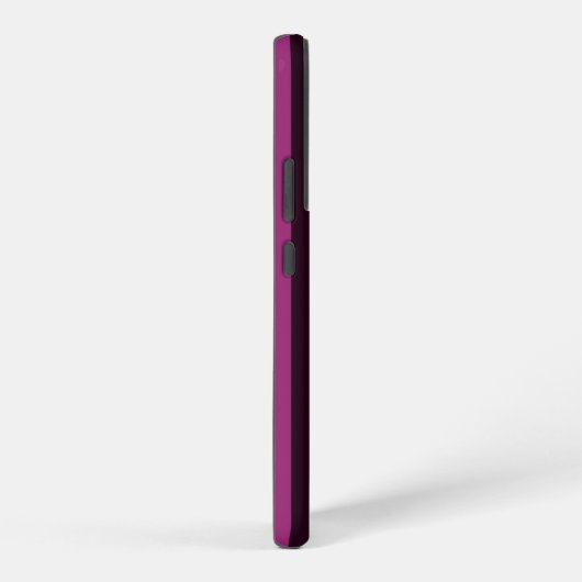 Aangepaste KEEP CALM-Jouw tekst op roze Fuchsie Samsung Galaxy Hoesje (Rechterkant)