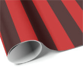 Aangepaste 'Keep Calm Jouw tekst Red Stripes'-deco Cadeaupapier (Rol Hoek)