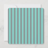 Aangepaste KEEP CALM Jouw tekst Turquoise Stripes (Achterkant)