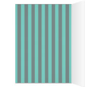 Aangepaste KEEP CALM Jouw tekst Turquoise Stripes (Binnen (Links))