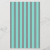 Aangepaste KEEP CALM Jouw tekst Turquoise Stripes Flyer (Achterkant)