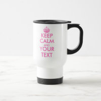 Aangepaste 'Keep Calm'-reismuis voor jouw tekst
