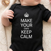 Aangepaste Keep Calm sjabloon Romper