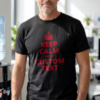 Aangepaste Keep Calm Slogan - Gepersonaliseerde Te