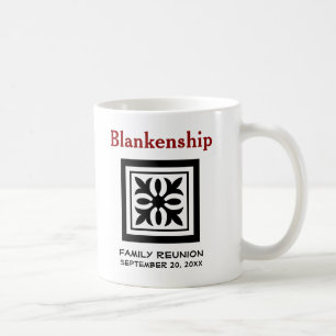 Aangepaste Keepasfamilie reünie Crest Placeholder Koffiemok