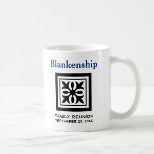 Aangepaste Keepasfamilie reünie Crest Placeholder Koffiemok