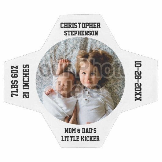 Aangepaste Keepomwille New Baby Boy Voetbal (Enkel)