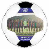 Aangepaste Keepsake Modern Team Inspirerend Quote Voetbal (Voorkant)