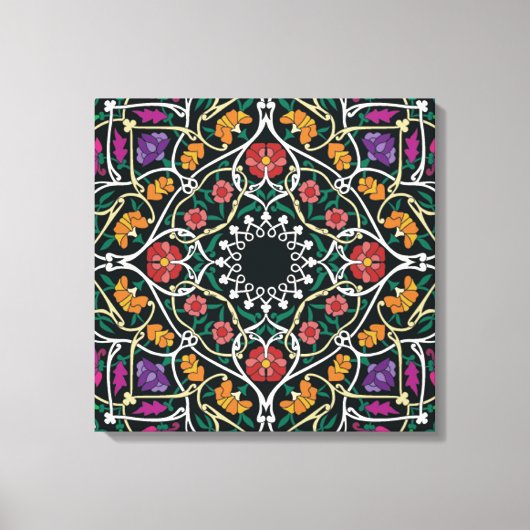 Aangepaste Keltische knoop Abstract verpakt canvas Afdruk (Voorkant)