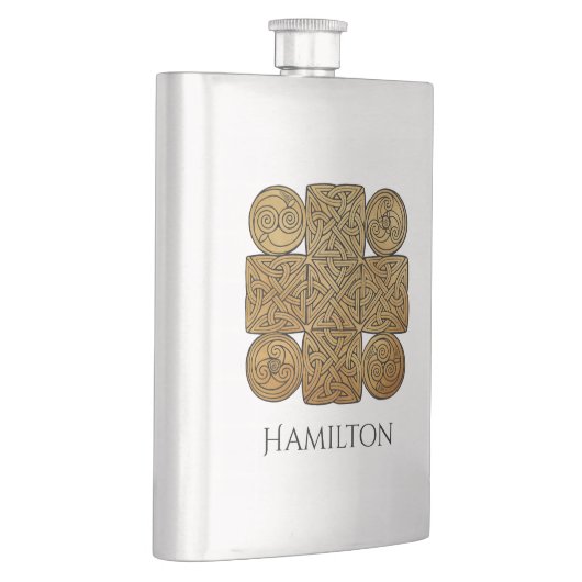 Aangepaste Keltische Knotwork Classic Flask Flacon (Rechts)