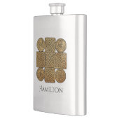 Aangepaste Keltische Knotwork Classic Flask Flacon (Links)