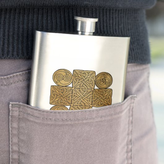Aangepaste Keltische Knotwork Classic Flask Flacon (Voorbeeld)