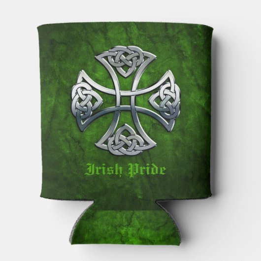 Aangepaste Keltische Kruis Blikjeskoeler (Achterkant)