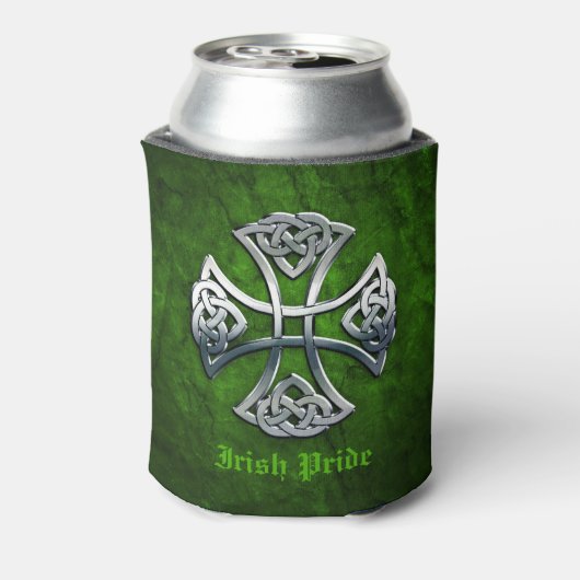 Aangepaste Keltische Kruis Blikjeskoeler (Blikje Achterkant)