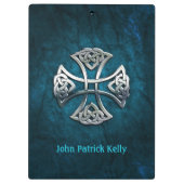 Aangepaste Keltische Kruis Klembord (Achterkant)