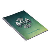 Aangepaste Keltische Kruis Notitieboek (Rechterzijde)