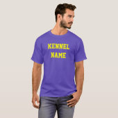 AANGEPASTE KENNELNAAM T-SHIRT (Voorkant volledig)