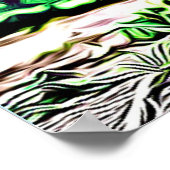 Aangepaste kentekenplaat voor Baby shower Poster (Hoek)