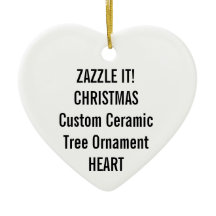 Aangepaste keramische kerstboomversiering voor het