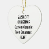 Aangepaste keramische kerstboomversiering voor het keramisch ornament (Links)