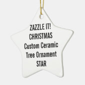 Aangepaste keramische kerstboomversiering voor ker keramisch ornament (Links)