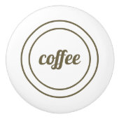 Aangepaste keramische knol knop (Voorkant)