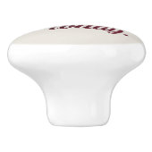 Aangepaste keramische knop (Zijkant)