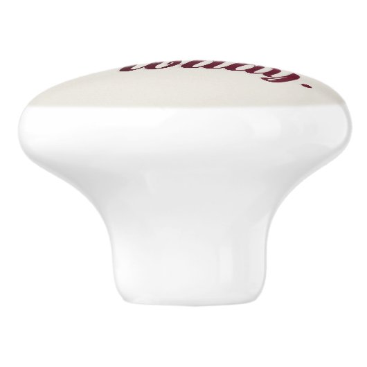 Aangepaste keramische knop (Zijkant)