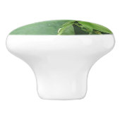 Aangepaste keramische knop met bloemen (Zijkant)