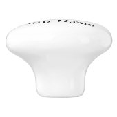 Aangepaste keramische la trekker knop (Zijkant)