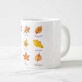 Aangepaste Keramische Mok, Herfst Bladeren Mok voo (Voorkant rechts)