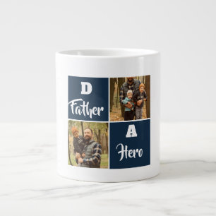 Aangepaste keramische papa mok Cadeau van kinder