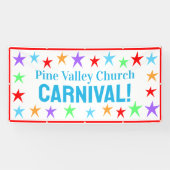 Aangepaste kerk carnaval banner (Horizontaal)
