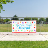 Aangepaste kerk carnaval banner (Insitu)