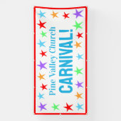 Aangepaste kerk carnaval banner (Verticaal)