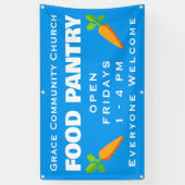 Aangepaste Kerk Food Pantry Banner (Verticaal)