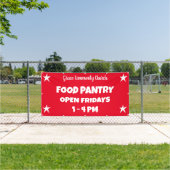 Aangepaste Kerk Food Pantry Banner (Insitu)