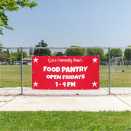 Aangepaste Kerk Food Pantry Banner