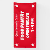 Aangepaste Kerk Food Pantry Banner (Verticaal)