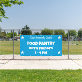 Aangepaste Kerk Food Pantry Banner (Insitu)
