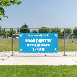 Aangepaste Kerk Food Pantry Banner