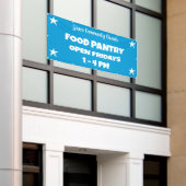 Aangepaste Kerk Food Pantry Banner (Buitenkant Gebouw)