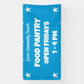 Aangepaste Kerk Food Pantry Banner (Verticaal)