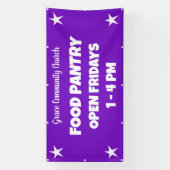 Aangepaste Kerk Food Pantry Banner (Verticaal)